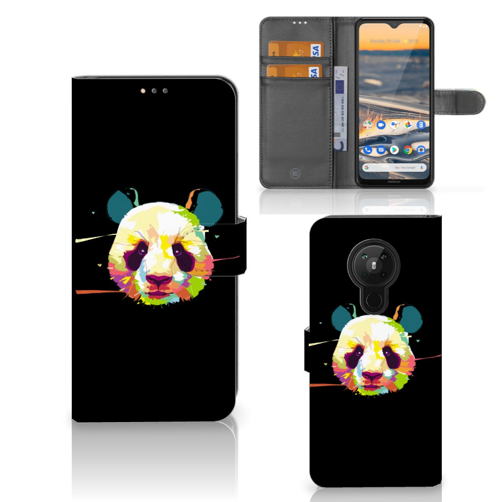 Nokia 5.3 Leuk Hoesje Panda Color