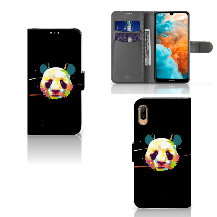 Huawei Y6 (2019) Leuk Hoesje Panda Color