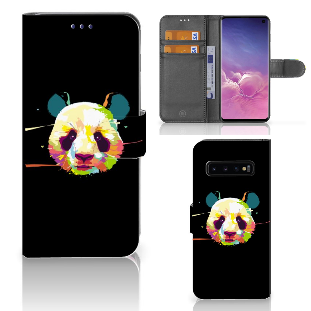 Samsung Galaxy S10 Leuk Hoesje Panda Color
