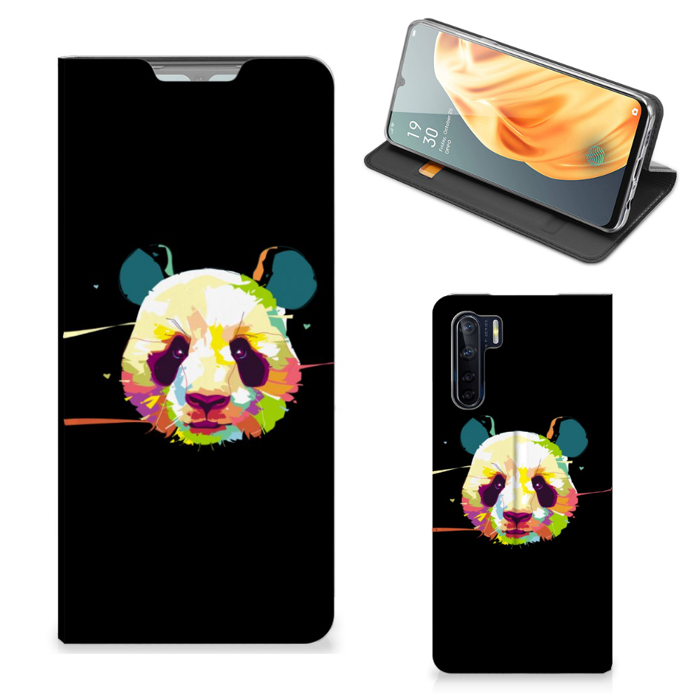 OPPO Reno3 | A91 Magnet Case Panda Color