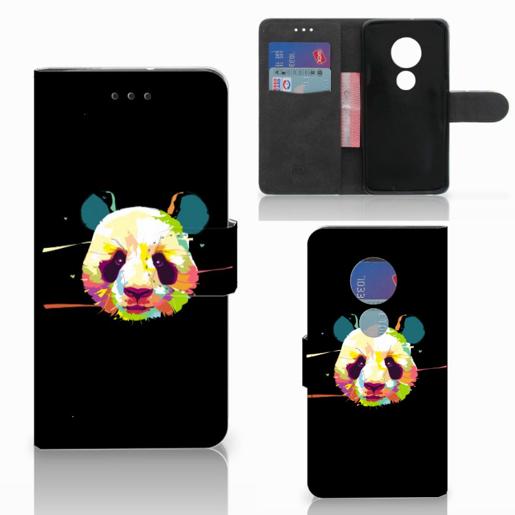 Motorola Moto G7 Play Boekhoesje Design Panda Color