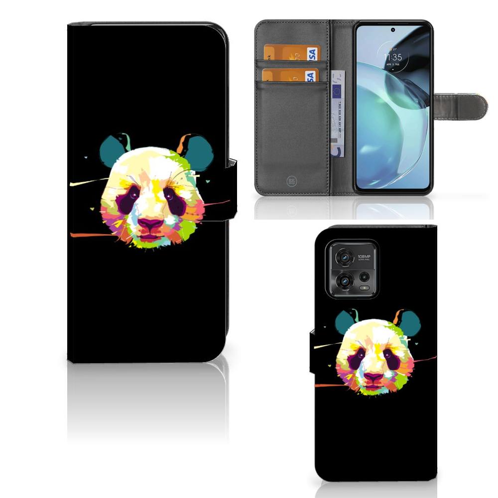 Motorola Moto G72 Leuk Hoesje Panda Color