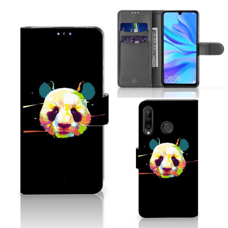 Huawei P30 Lite Boekhoesje Design Panda Color