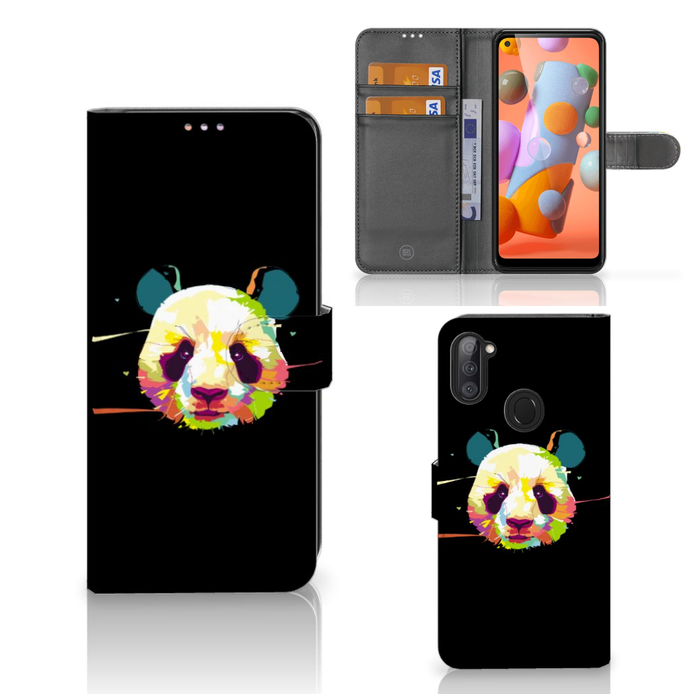 Samsung Galaxy M11 | A11 Leuk Hoesje Panda Color