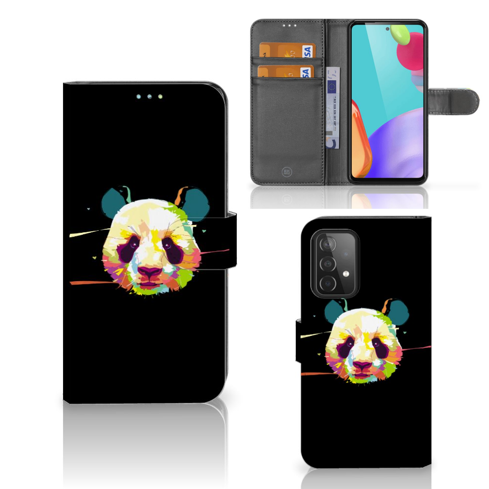 Samsung Galaxy A52 Leuk Hoesje Panda Color