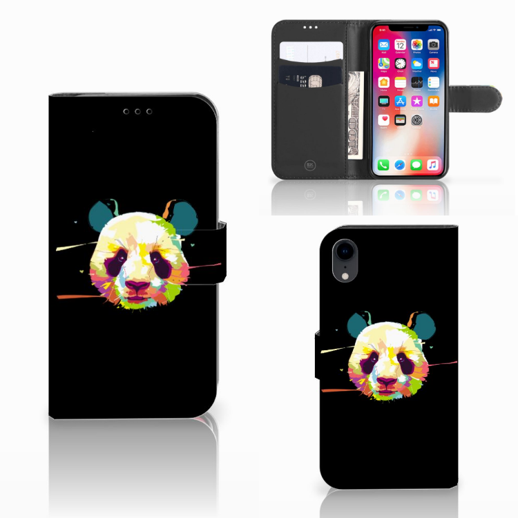 Apple iPhone Xr Leuk Hoesje Panda Color