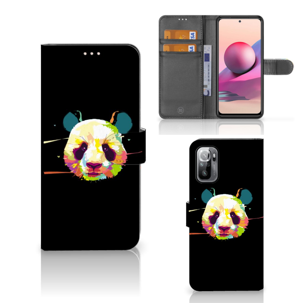 Xiaomi Redmi Note 10/10T 5G | Poco M3 Pro Leuk Hoesje Panda Color