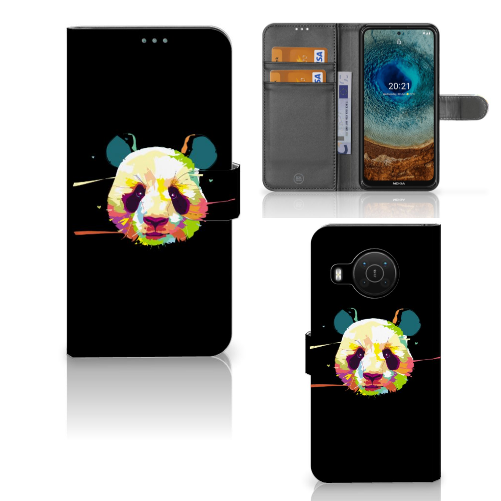 Nokia X10 | Nokia X20 Leuk Hoesje Panda Color