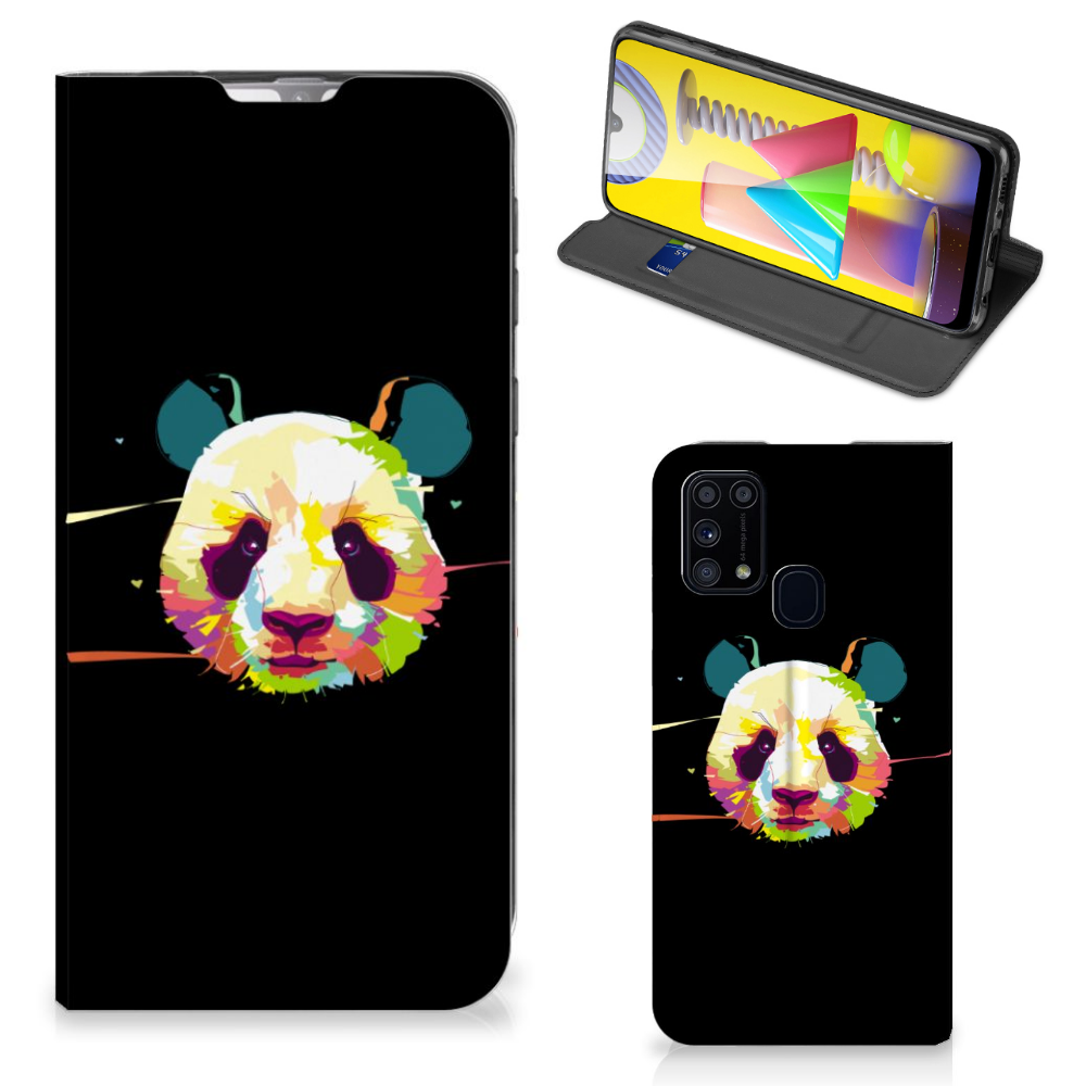 Samsung Galaxy M31 Magnet Case Panda Color