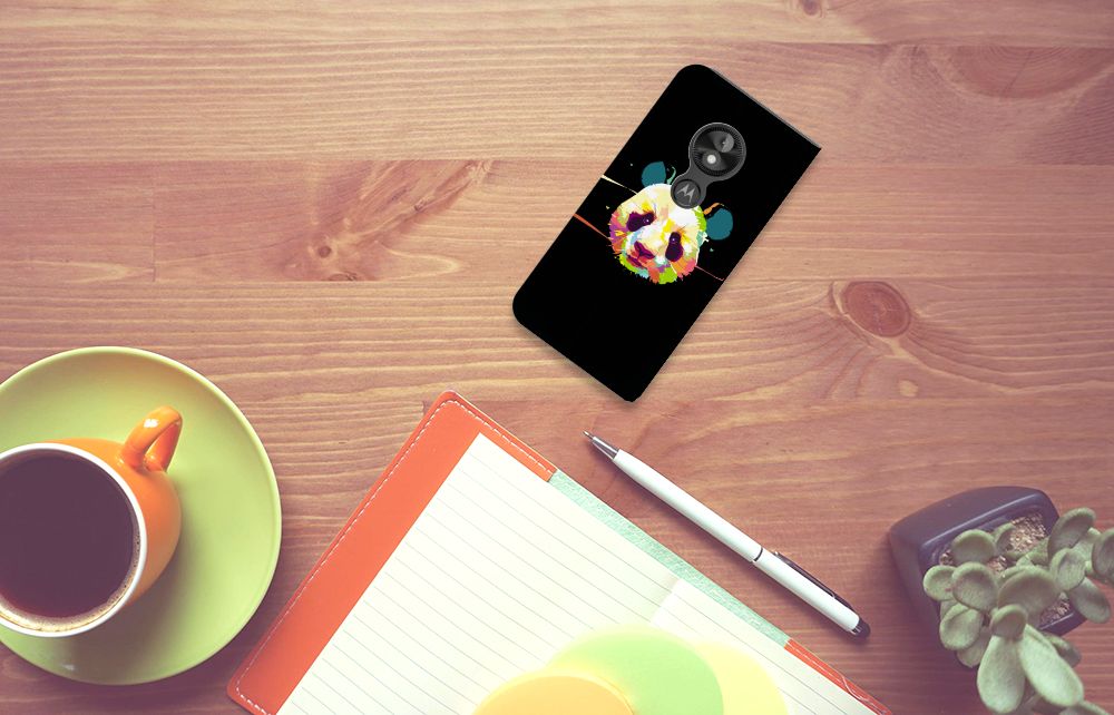 Motorola Moto E5 Play Magnet Case Panda Color
