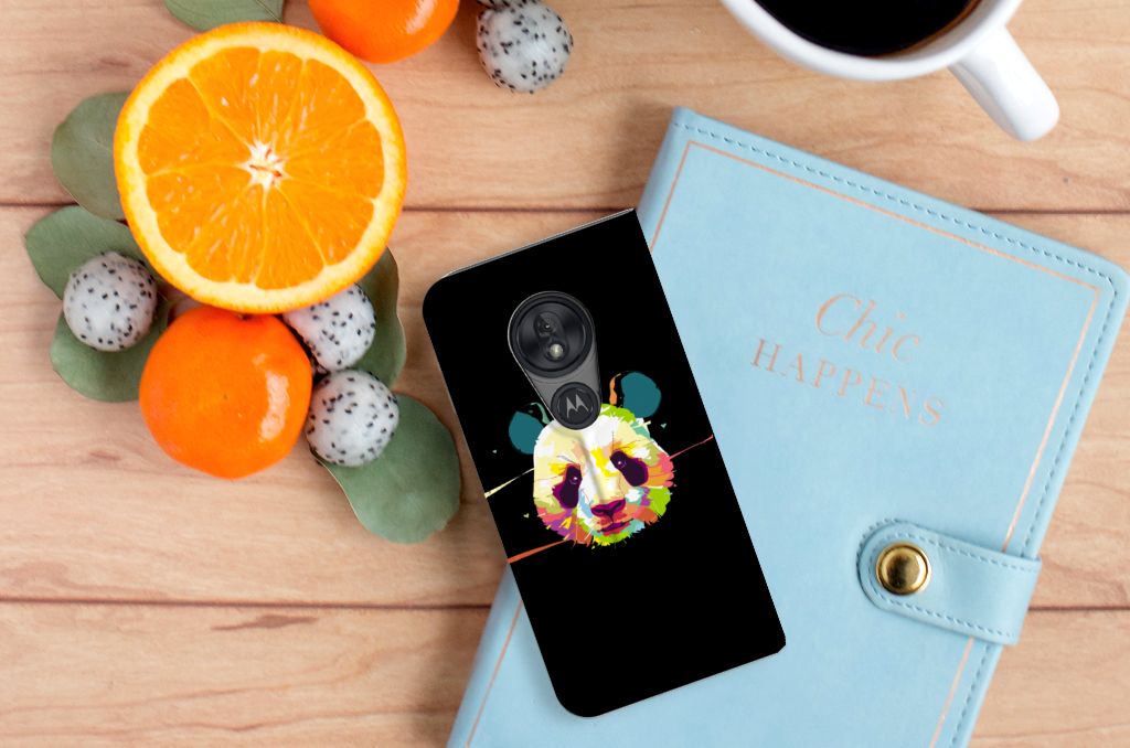 Motorola Moto G7 Play Magnet Case Panda Color