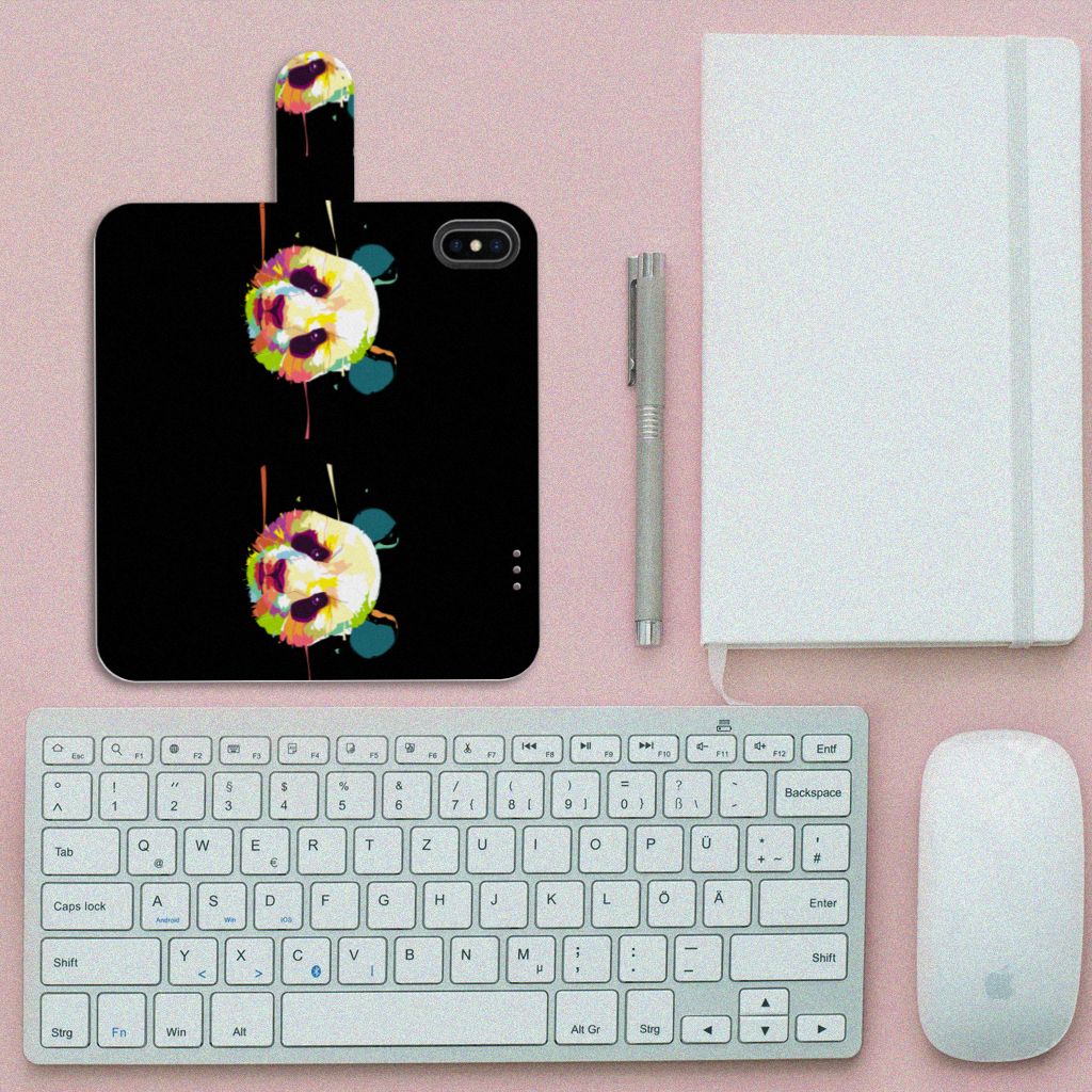 Apple iPhone X | Xs Leuk Hoesje Panda Color
