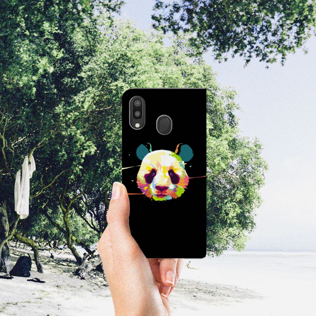 Samsung Galaxy M20 Magnet Case Panda Color