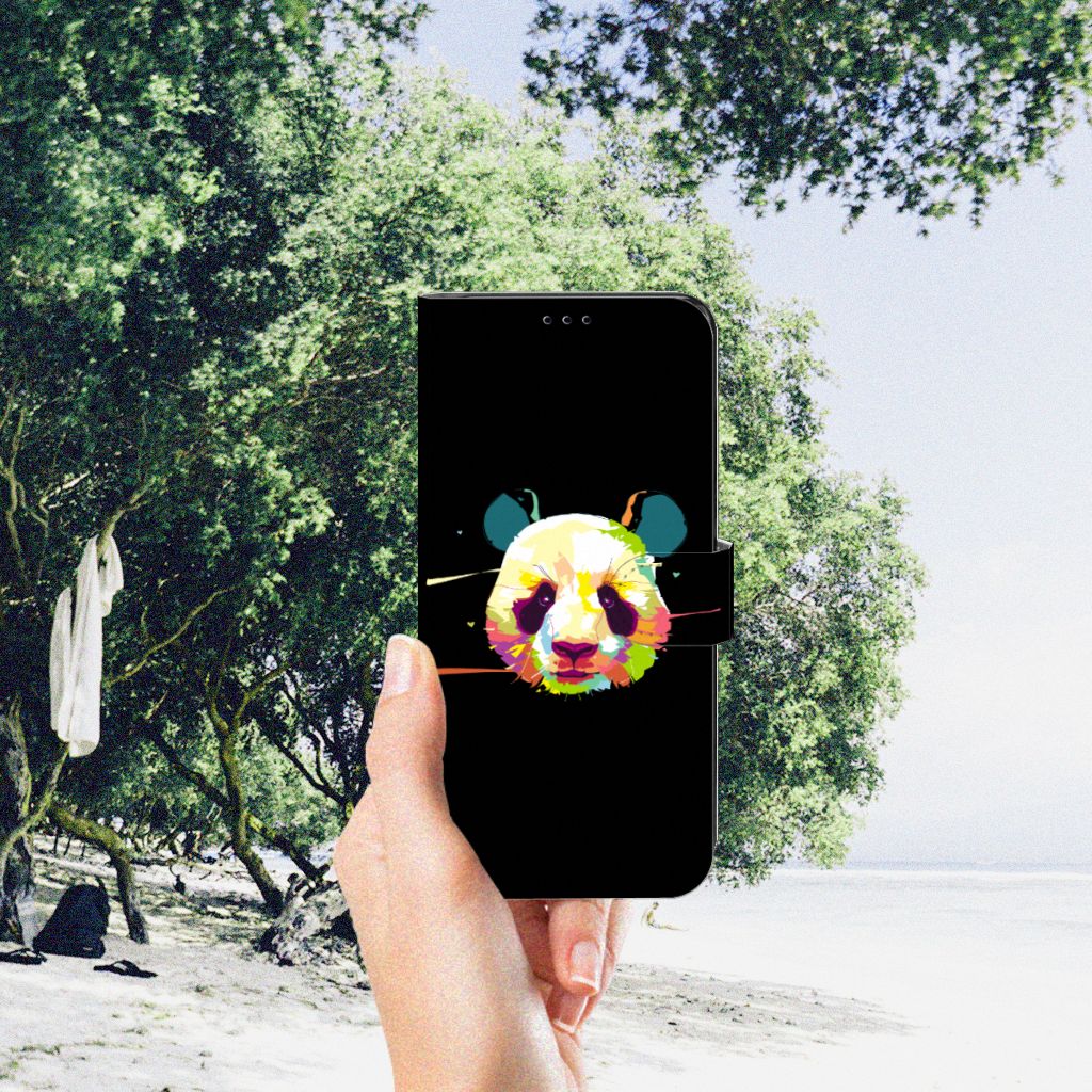 Motorola Edge 30 Pro Leuk Hoesje Panda Color