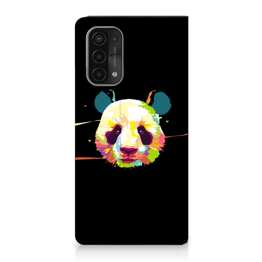 OPPO A54 5G | A74 5G | A93 5G Magnet Case Panda Color