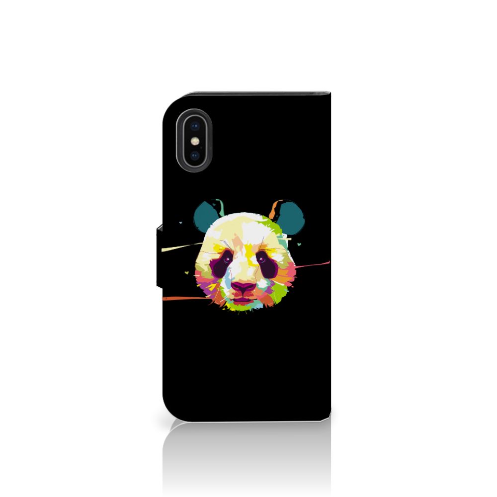 Apple iPhone X | Xs Leuk Hoesje Panda Color