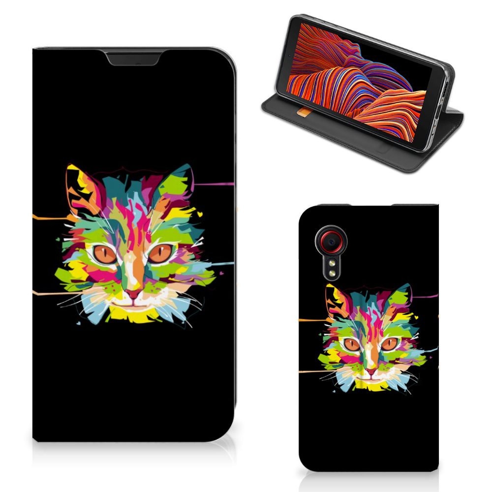 Samsung Galaxy Xcover 5 Magnet Case Cat Color