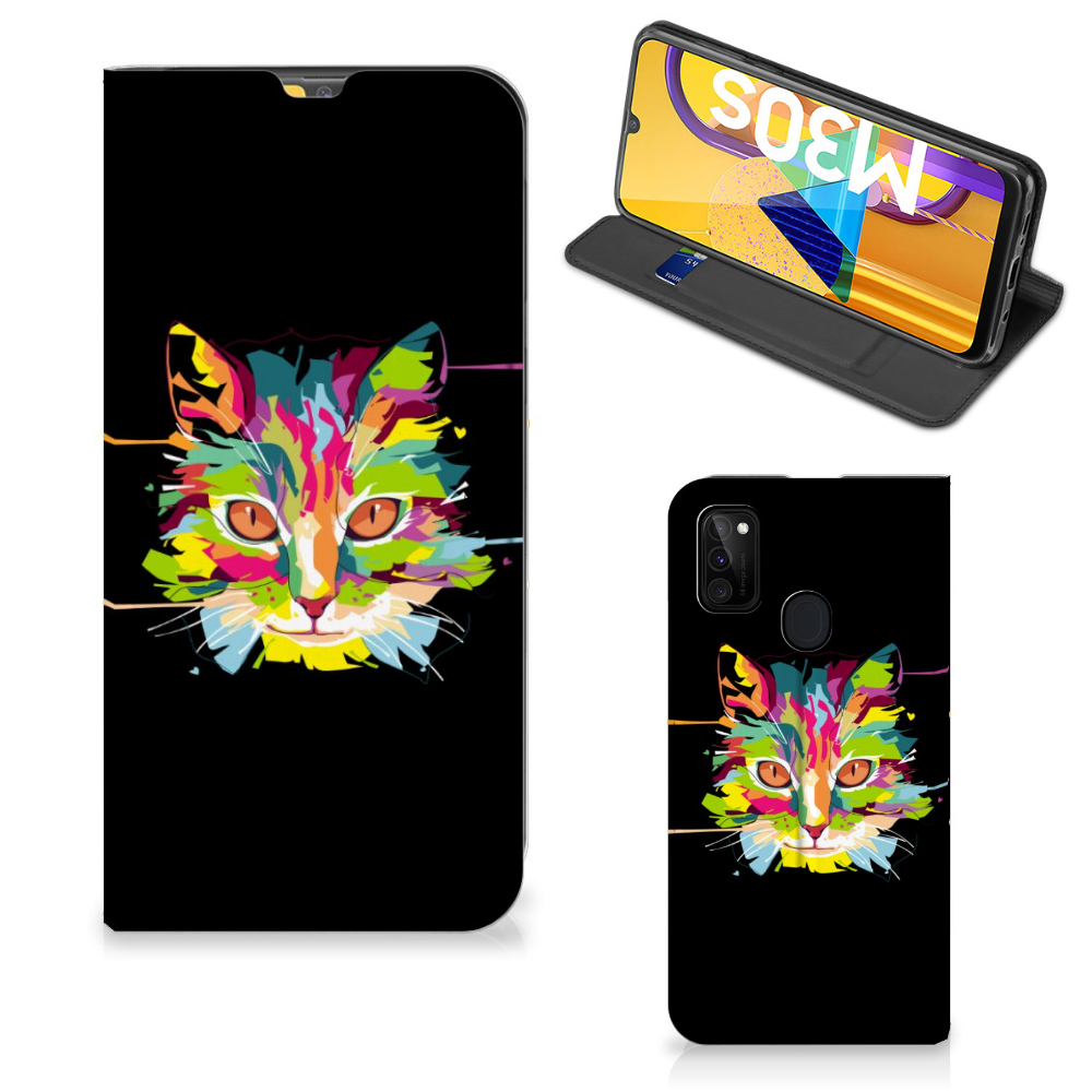 Samsung Galaxy M30s | M21 Magnet Case Cat Color