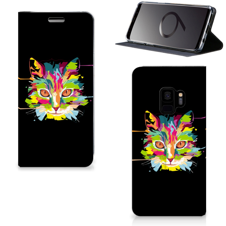 Samsung Galaxy S9 Magnet Case Cat Color