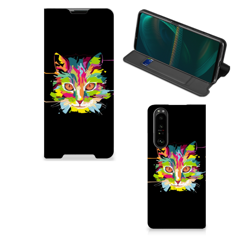 Sony Xperia 5 III Magnet Case Cat Color