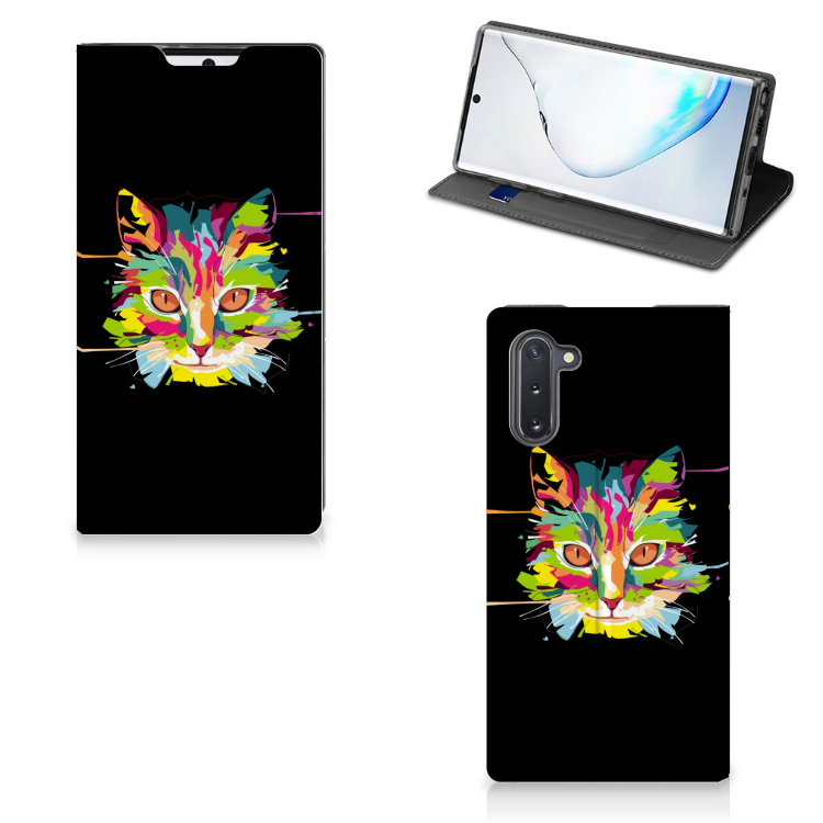 Samsung Galaxy Note 10 Magnet Case Cat Color