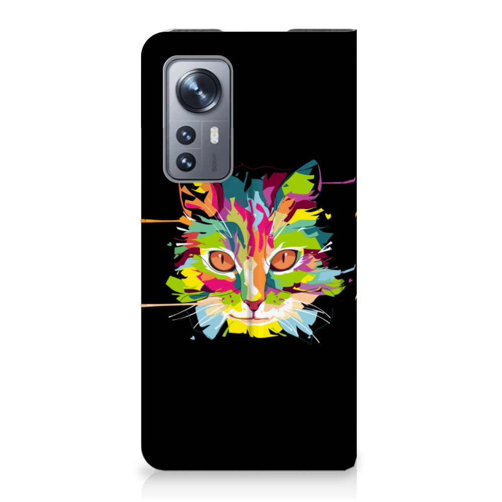 Xiaomi 12 | 12X Magnet Case Cat Color