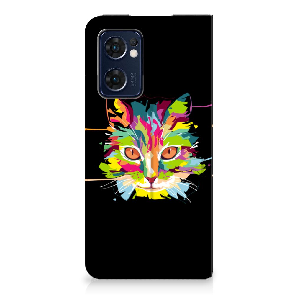 OPPO Find X5 Lite | Reno7 5G Magnet Case Cat Color