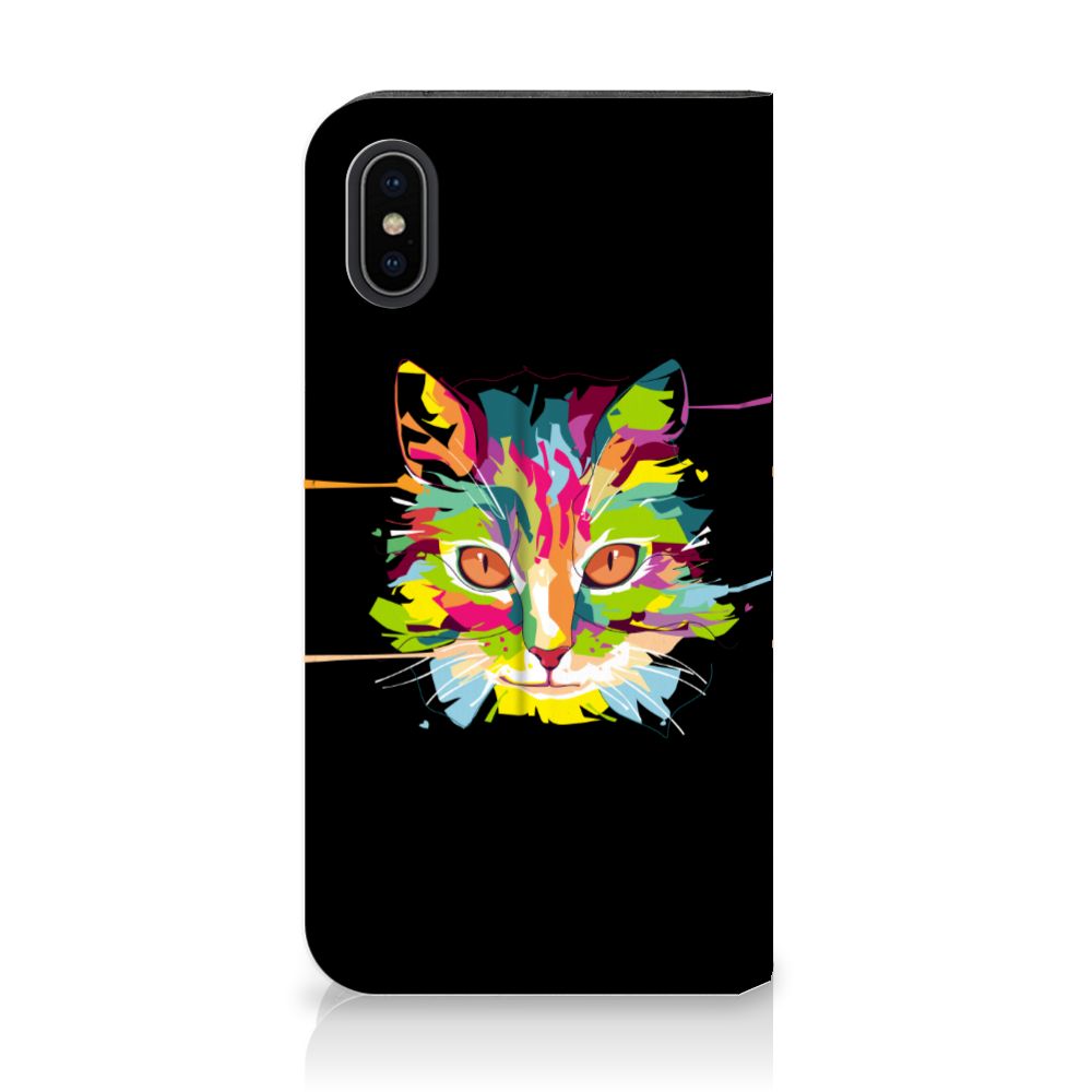 Apple iPhone X | Xs Magnet Case Cat Color