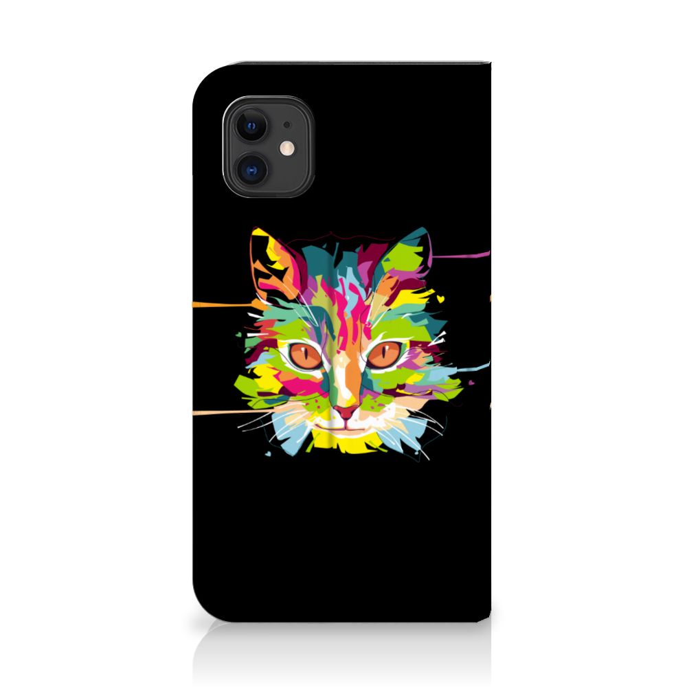 Apple iPhone 11 Magnet Case Cat Color