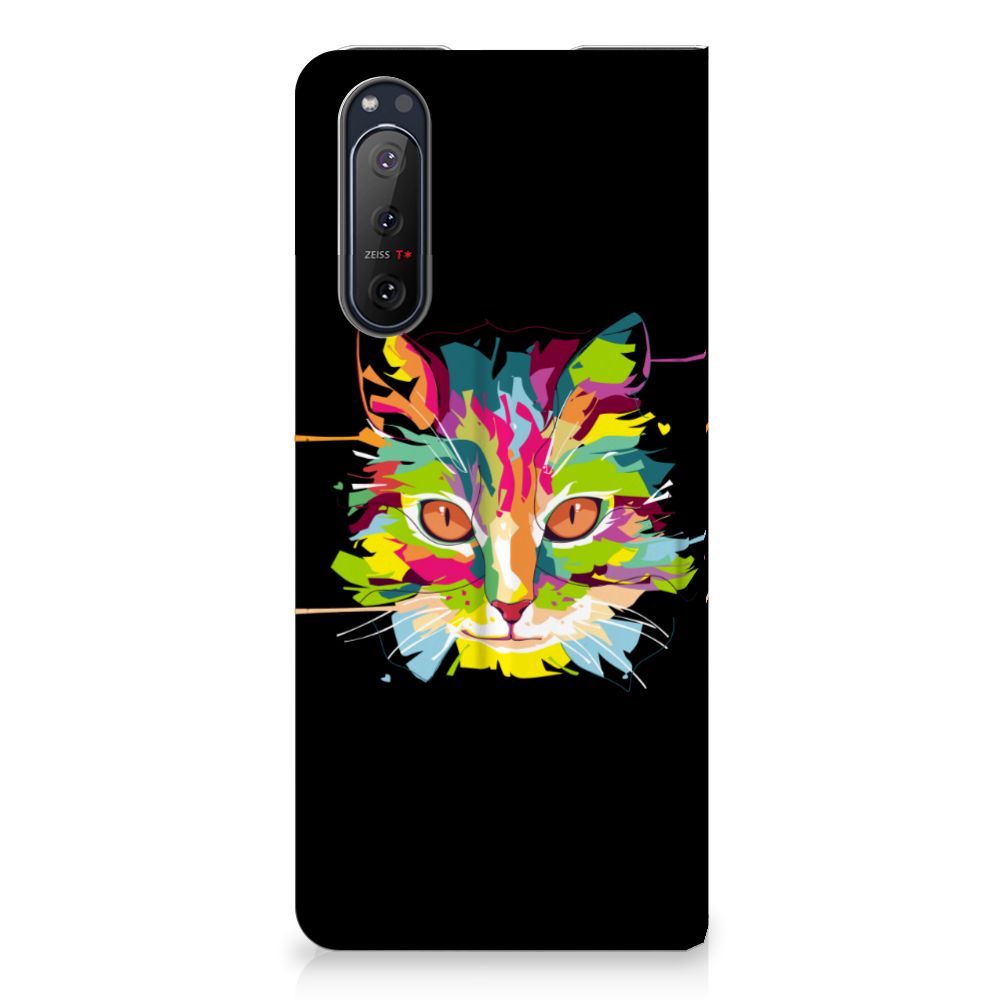 Sony Xperia 5 II Magnet Case Cat Color