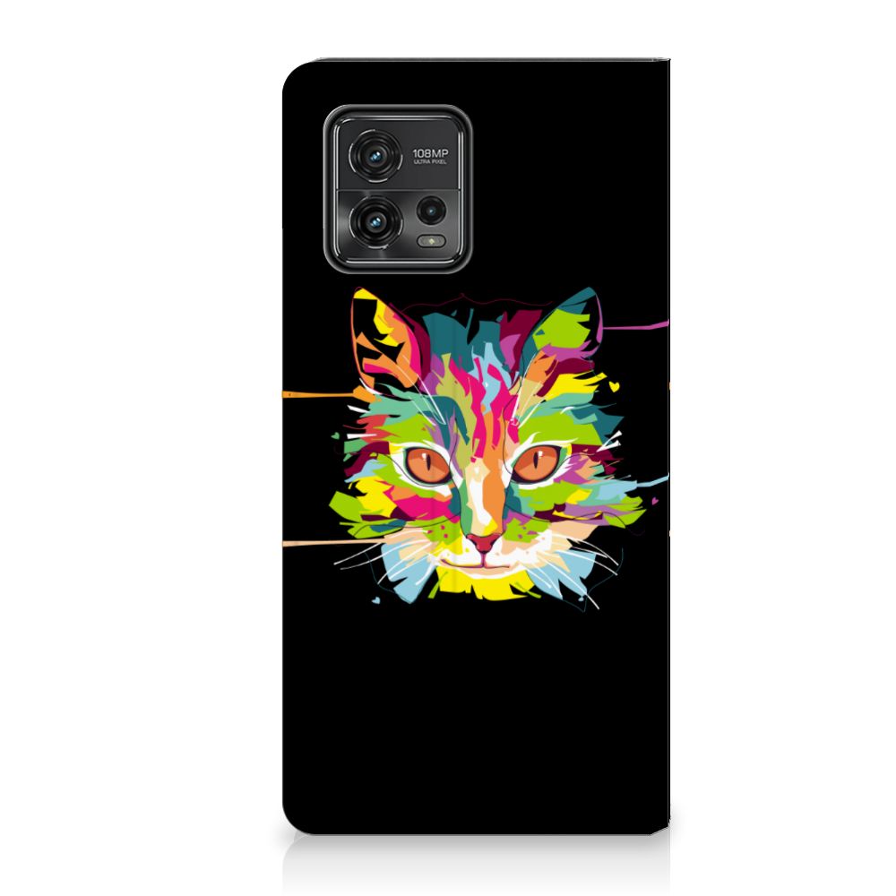 Motorola Moto G72 Magnet Case Cat Color
