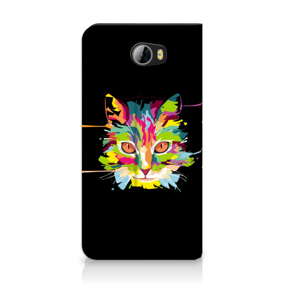 Huawei Y5 2 | Y6 Compact Magnet Case Cat Color