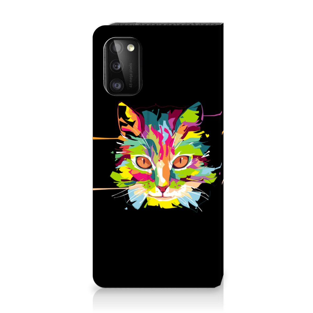 Samsung Galaxy A41 Magnet Case Cat Color