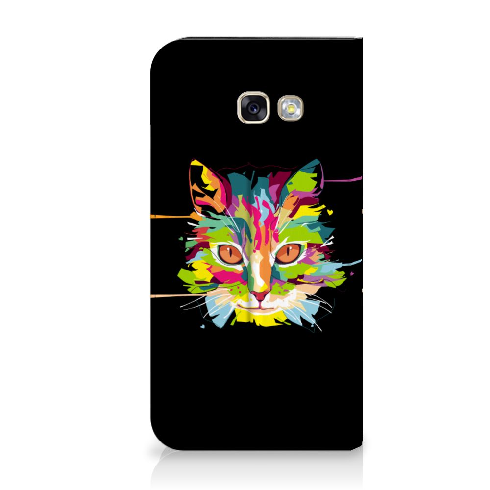 Samsung Galaxy A5 2017 Magnet Case Cat Color