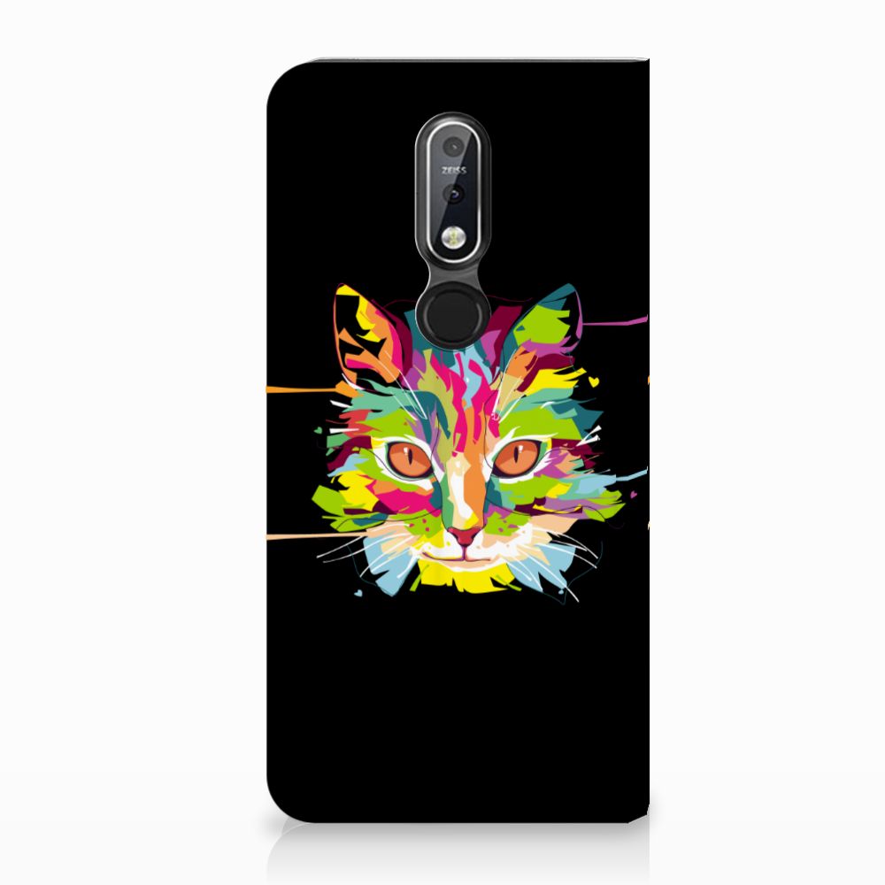 Nokia 7.1 (2018) Magnet Case Cat Color