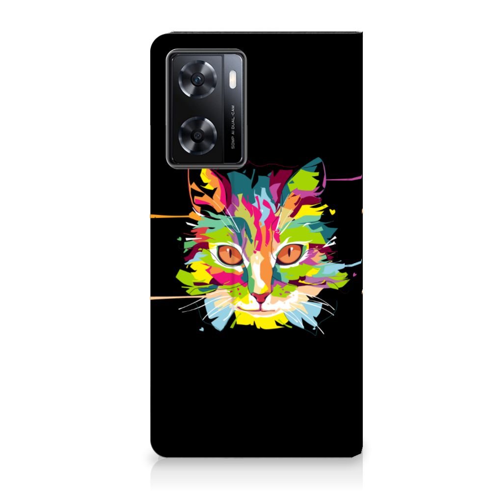 OPPO A57 | A57s | A77 4G Magnet Case Cat Color