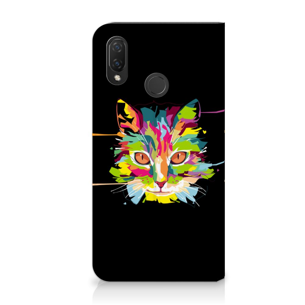 Huawei P Smart Plus Magnet Case Cat Color