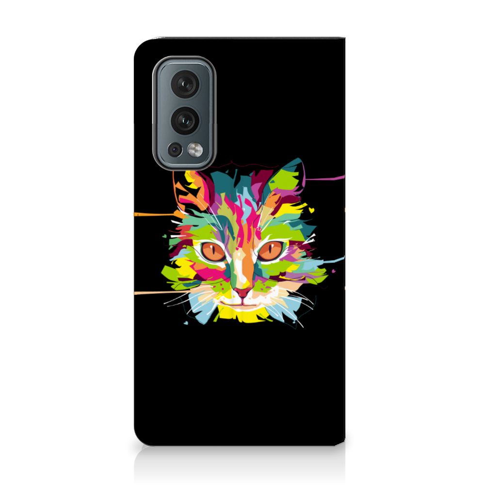 OnePlus Nord 2 5G Magnet Case Cat Color