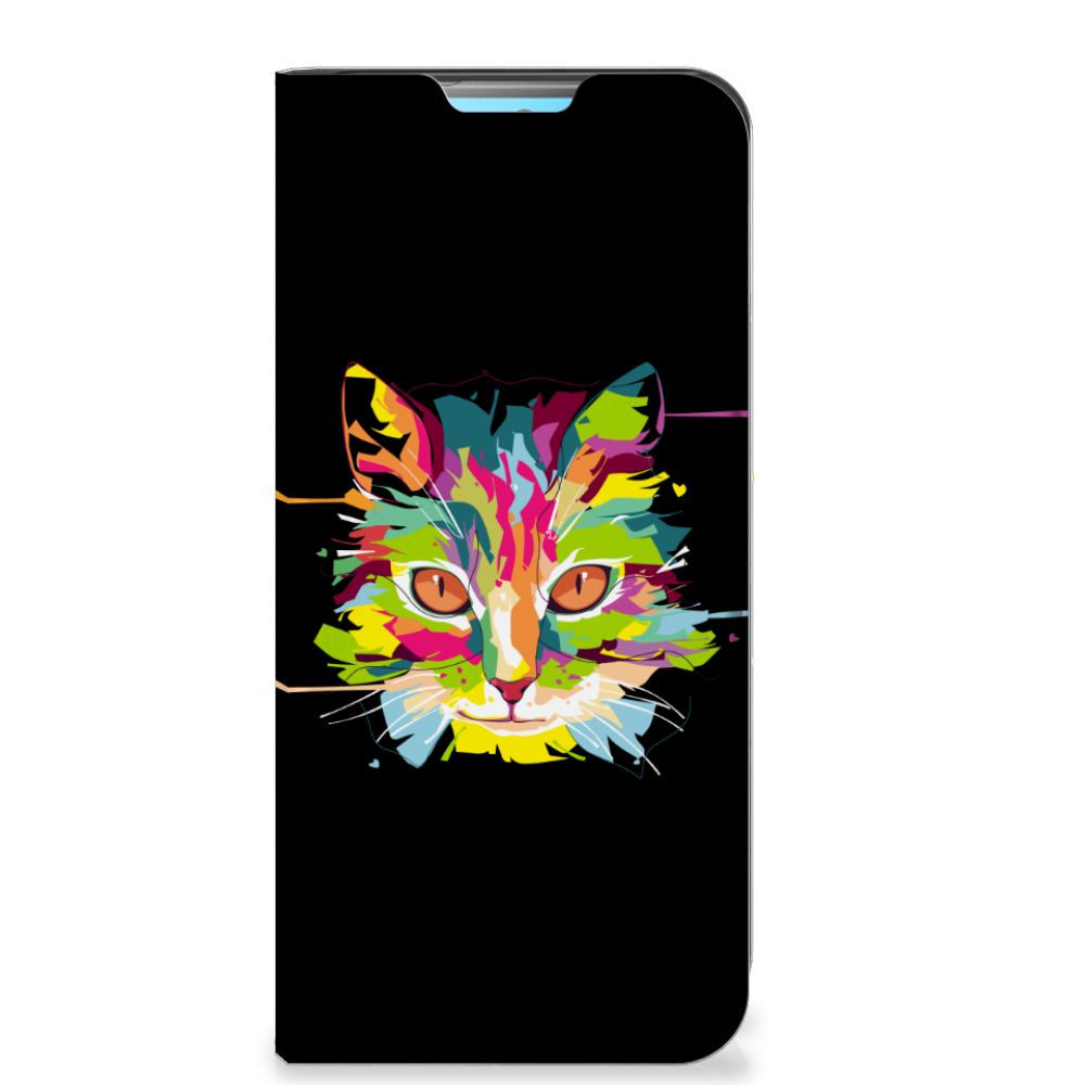 Xiaomi Redmi 10 Magnet Case Cat Color