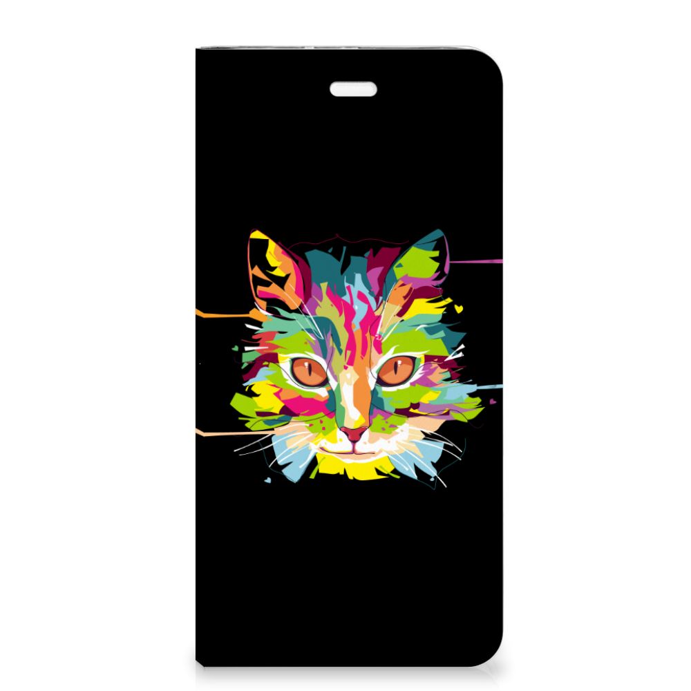 Huawei P10 Plus Magnet Case Cat Color