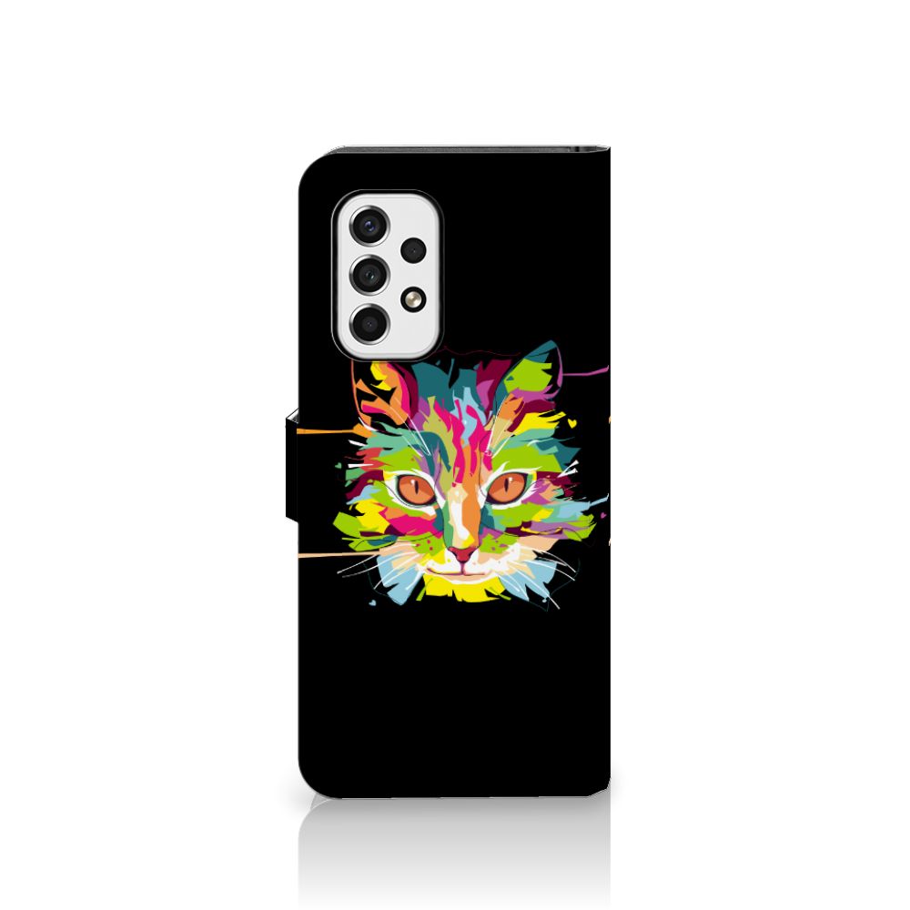 Samsung Galaxy A53 Leuk Hoesje Cat Color
