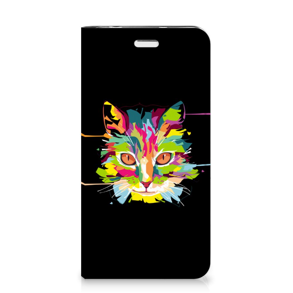 Huawei Y5 2 | Y6 Compact Magnet Case Cat Color