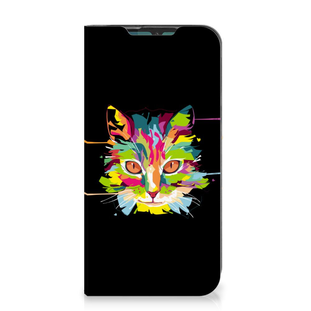 Motorola G8 Plus Magnet Case Cat Color