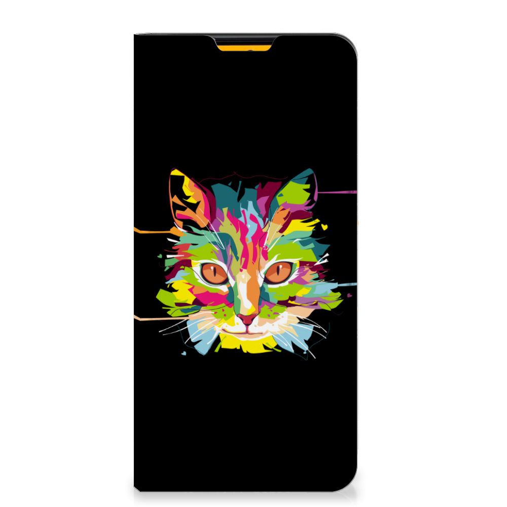 Samsung Galaxy M52 Magnet Case Cat Color