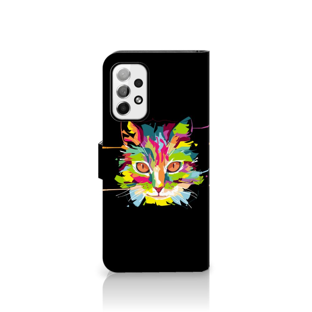 Samsung Galaxy A73 5G Leuk Hoesje Cat Color