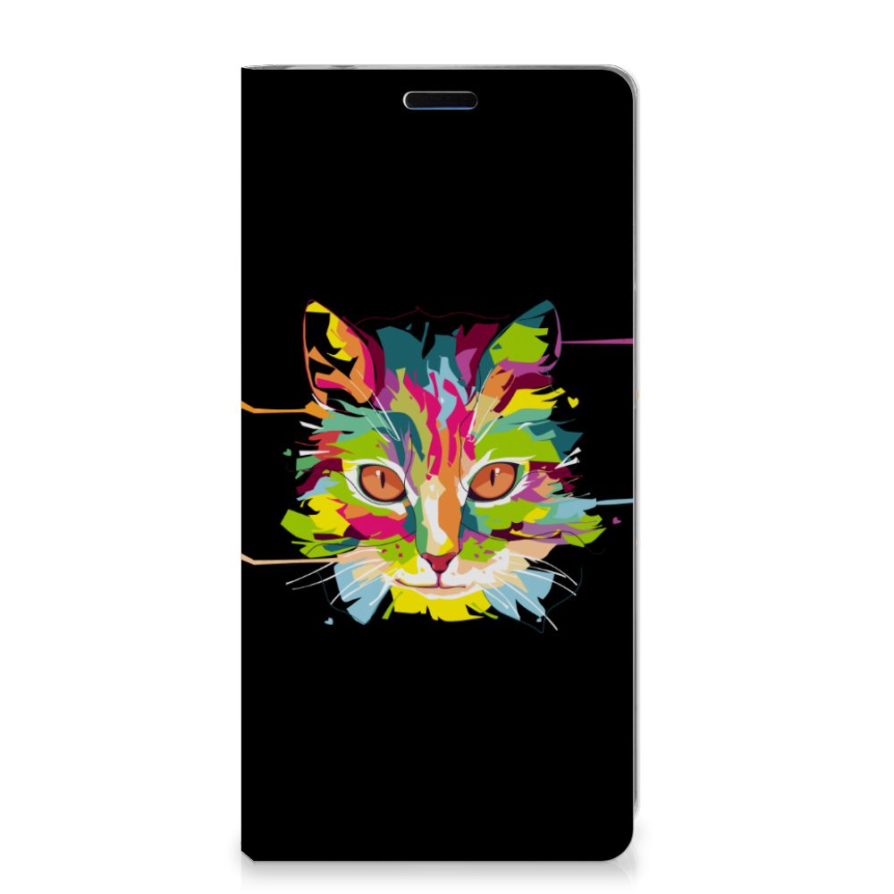 Samsung Galaxy A9 (2018) Magnet Case Cat Color