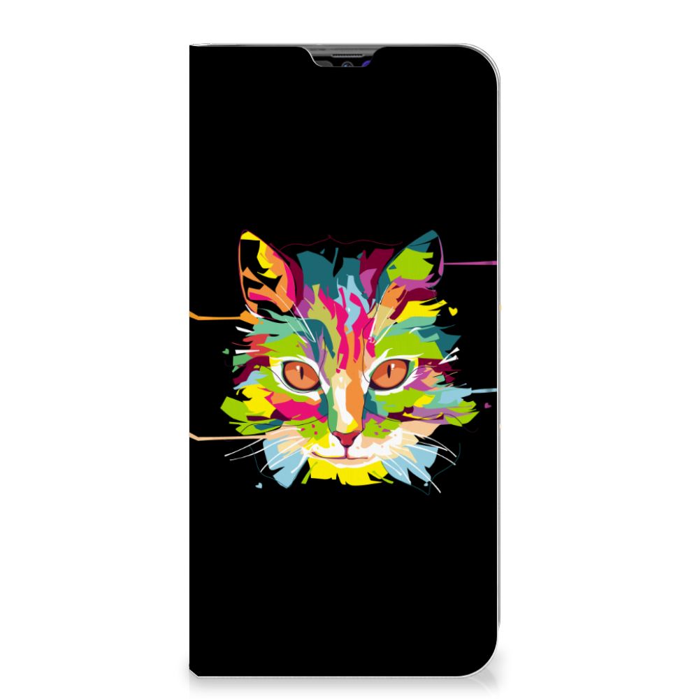 Samsung Galaxy A70 Magnet Case Cat Color