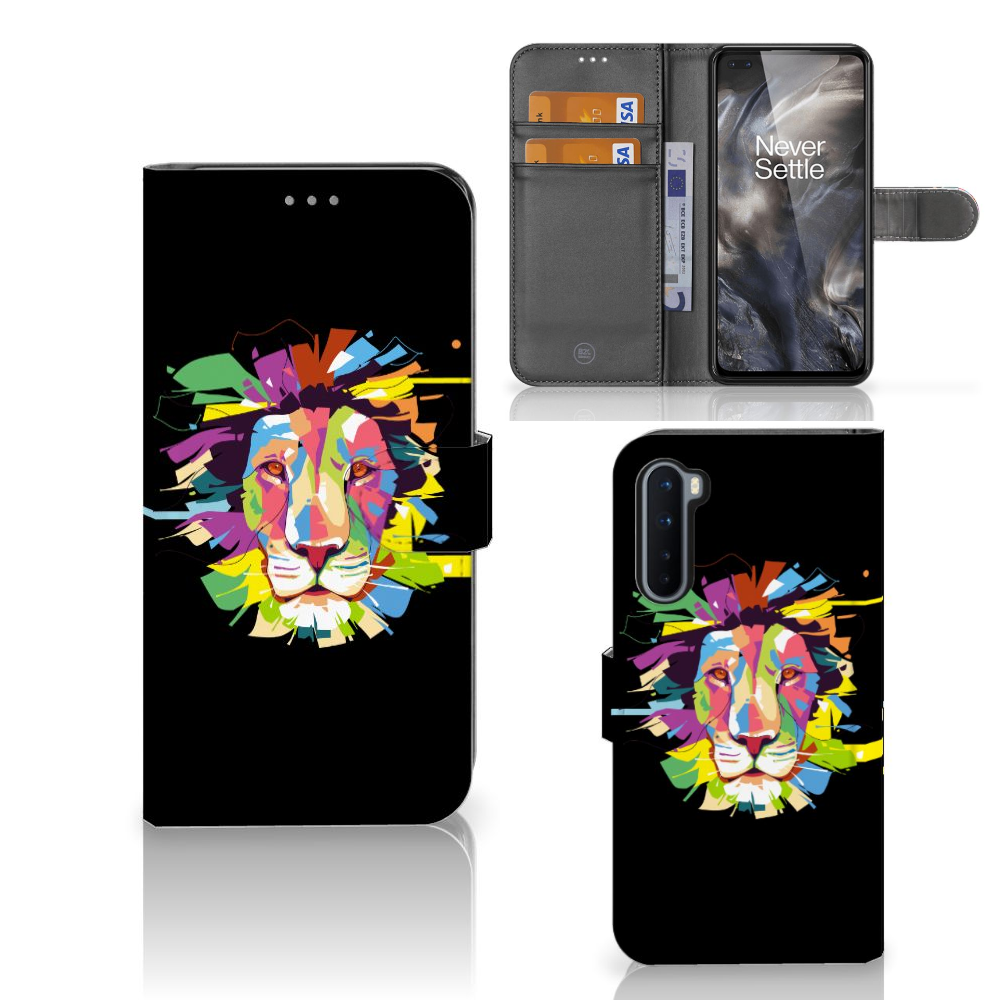 OnePlus Nord Leuk Hoesje Lion Color