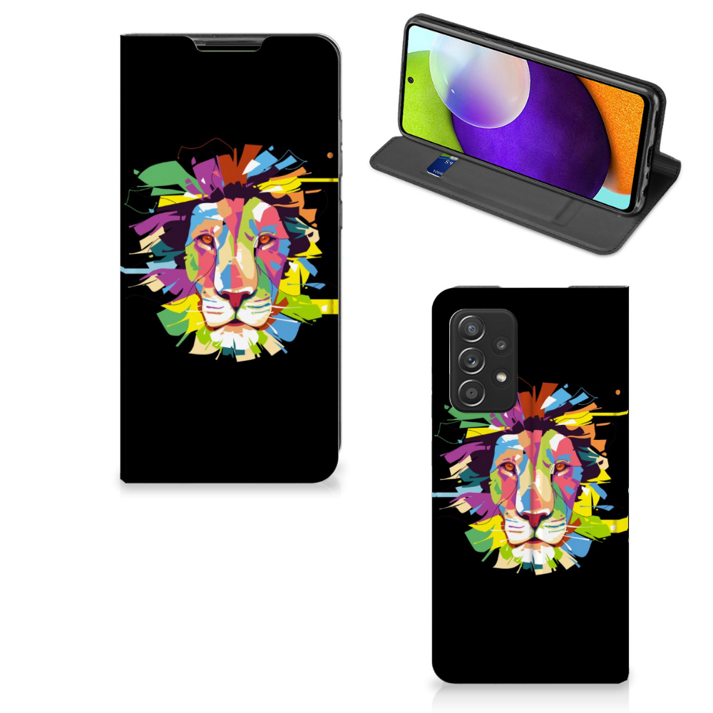 Samsung Galaxy A52 Magnet Case Lion Color