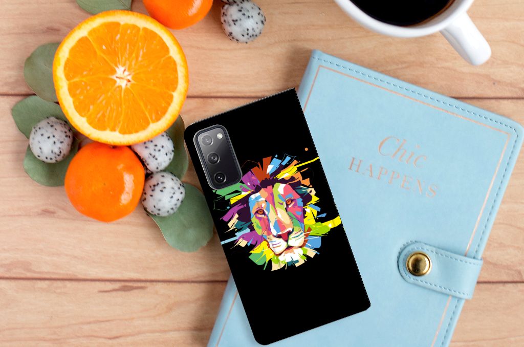 Samsung Galaxy S20 FE Magnet Case Lion Color